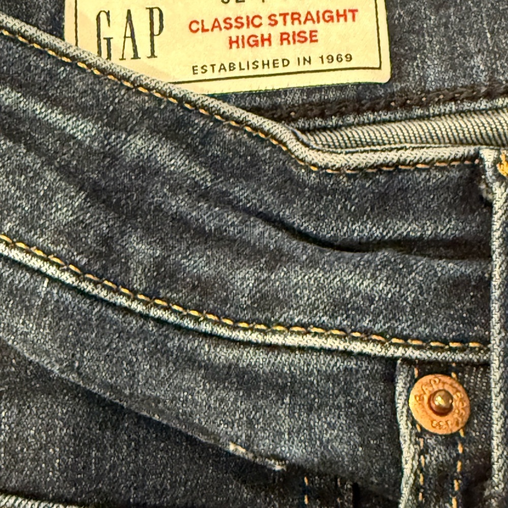 GAP High Rise Denim Jeans - Long